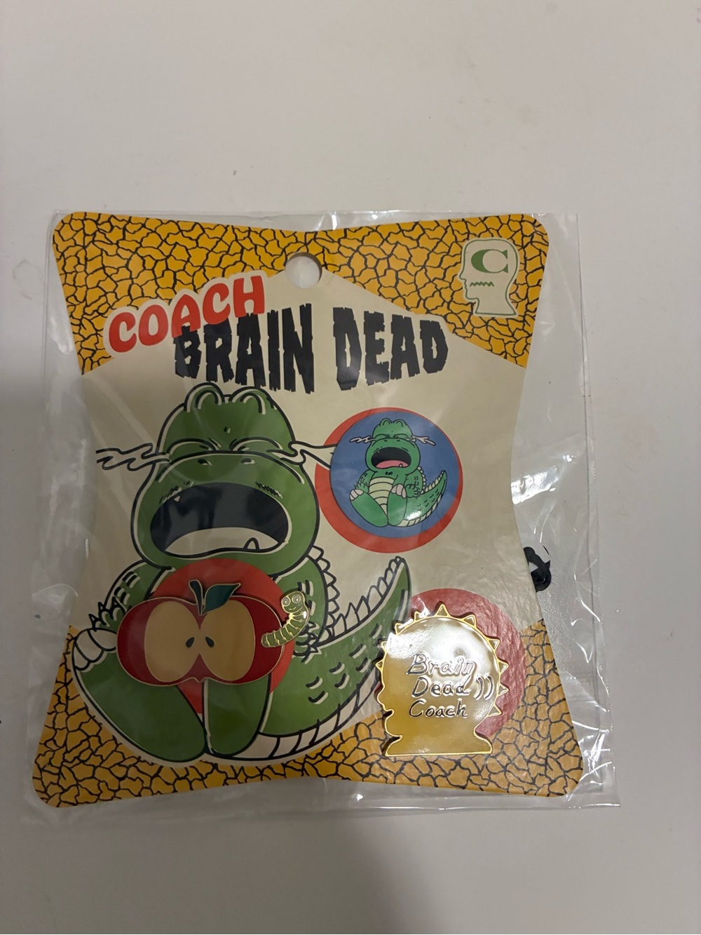 Coach X Brain Dead Collab pins NWT